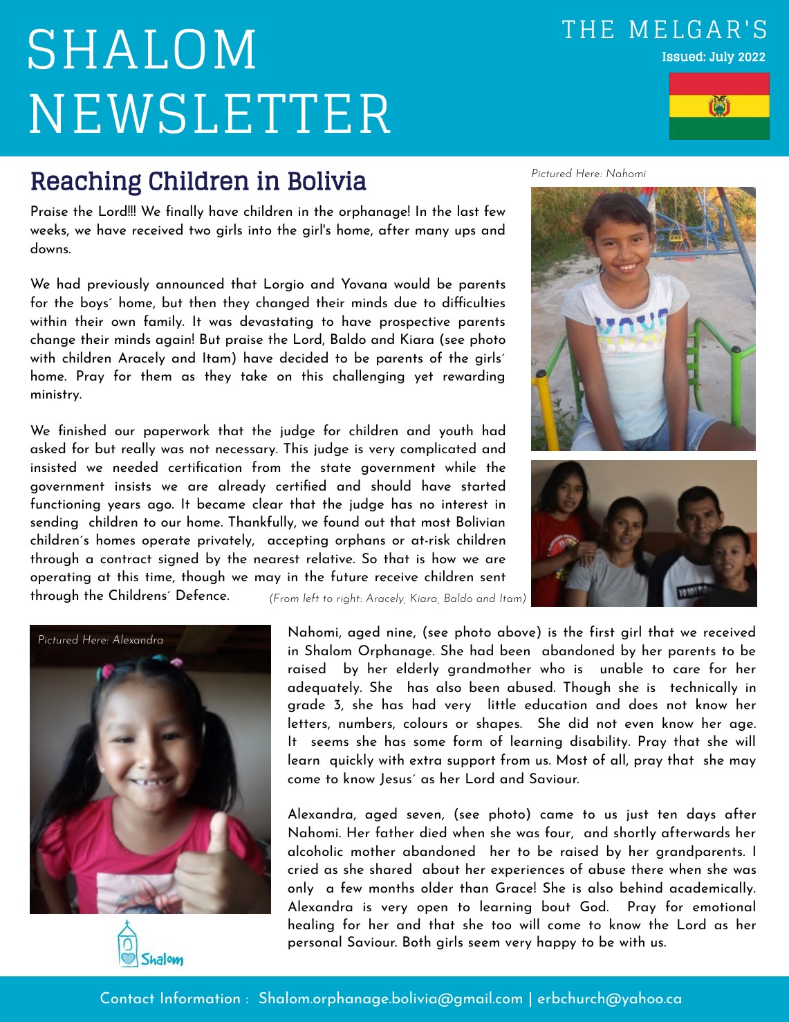 Newsletter - July 2022